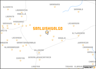 map of San Luis Hidalgo