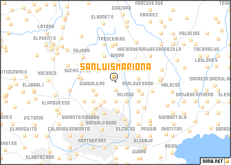 map of San Luis Mariona