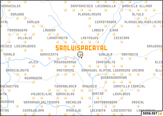 map of San Luis Pacayal