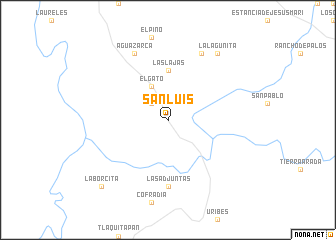 map of San Luis