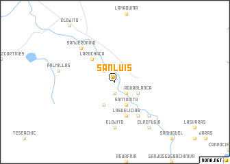 map of San Luis