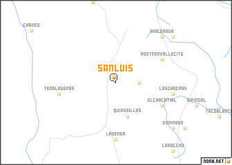 map of San Luis