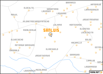 map of San Luis