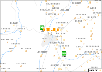 map of San Luis