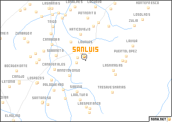 map of San Luis