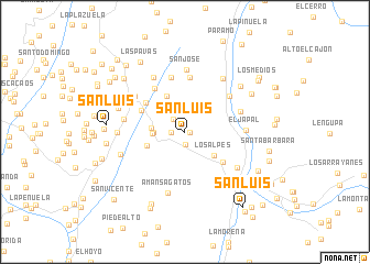 map of San Luis