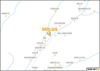 map of San Luis