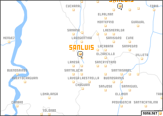 map of San Luis