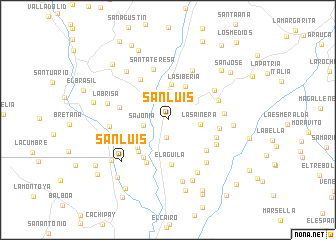 map of San Luis