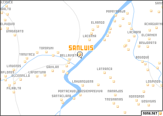 map of San Luis