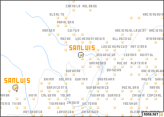 map of San Luis