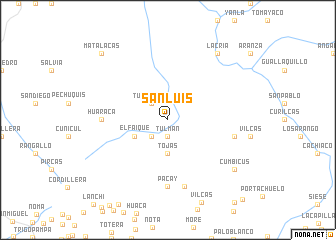 map of San Luis