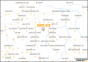 map of San Luis