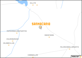map of San Macario