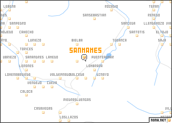 map of San Mamés