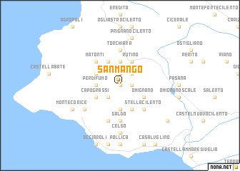 map of San Mango