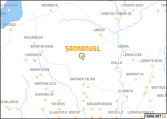 map of San Manuel