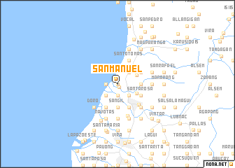 map of San Manuel