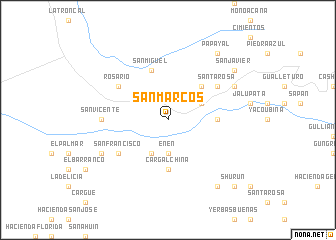 map of San Marcos