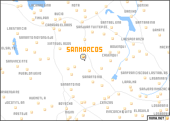 map of San Marcos