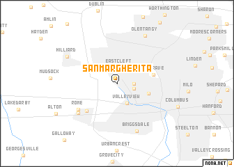 map of San Margherita