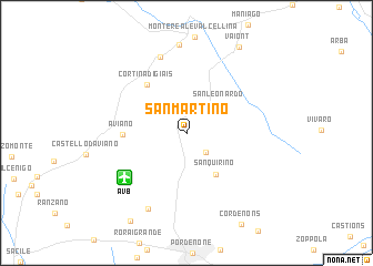 map of San Martino