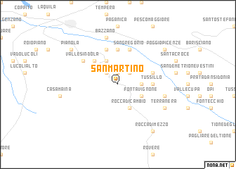 map of San Martino