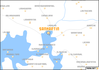 map of San Martín