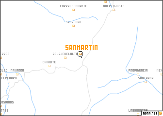 map of San Martín