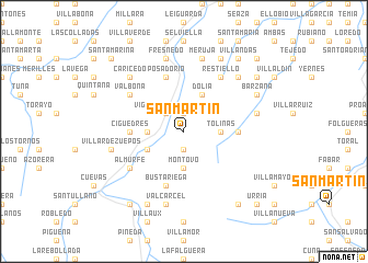 map of San Martín