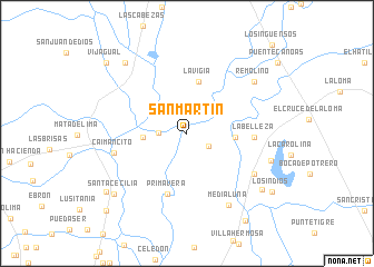 map of San Martín