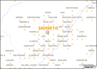 map of San Martín