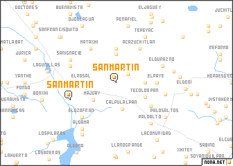 map of San Martín