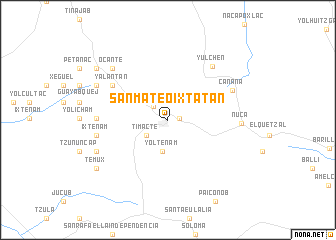 map of San Mateo Ixtatán