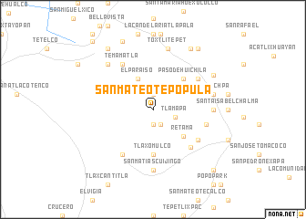 map of San Mateo Tepopula