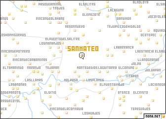 map of San Mateo