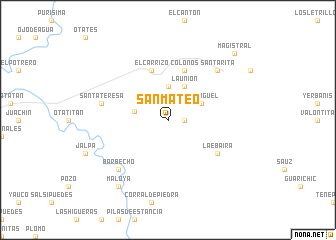 map of San Mateo