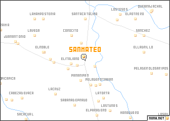 map of San Mateo