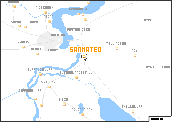 map of San Mateo