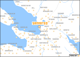 map of San Mateo