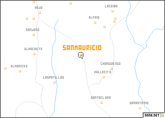 map of San Mauricio