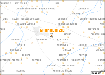 map of San Maurizio