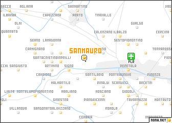 map of San Mauro