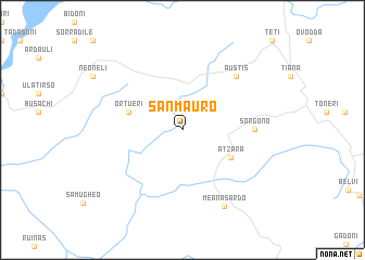 map of San Mauro