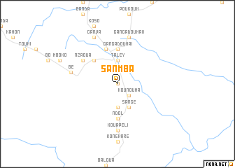 map of Sanmba