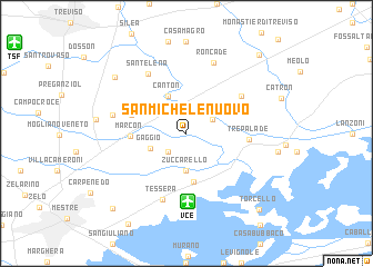 map of San Michele Nuovo