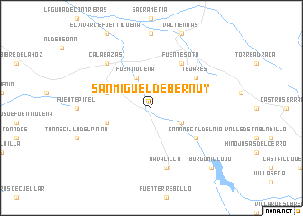 map of San Miguel de Bernúy