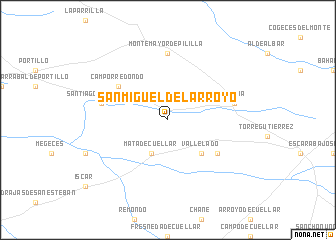 map of San Miguel del Arroyo