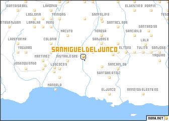 map of San Miguel del Junco