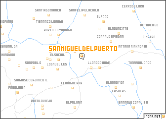 map of San Miguel del Puerto